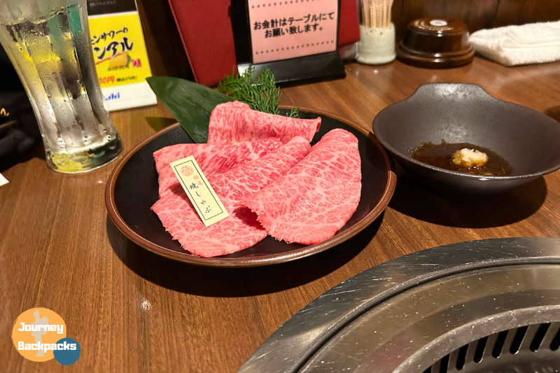 日本神戶牛推薦：特選烤涮肉（圖／酒妮背包攝）