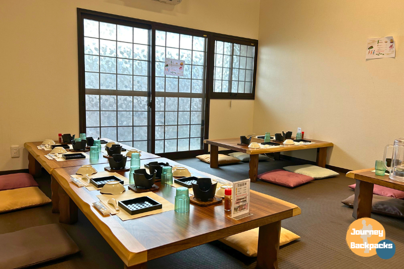 京都奈良一日遊：中午用餐空間（圖／酒妮背包攝）