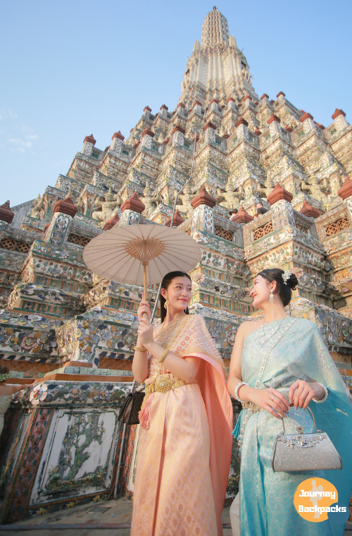 泰國曼谷鄭王廟泰服體驗（圖／Natcha Thai Costume攝影師攝）