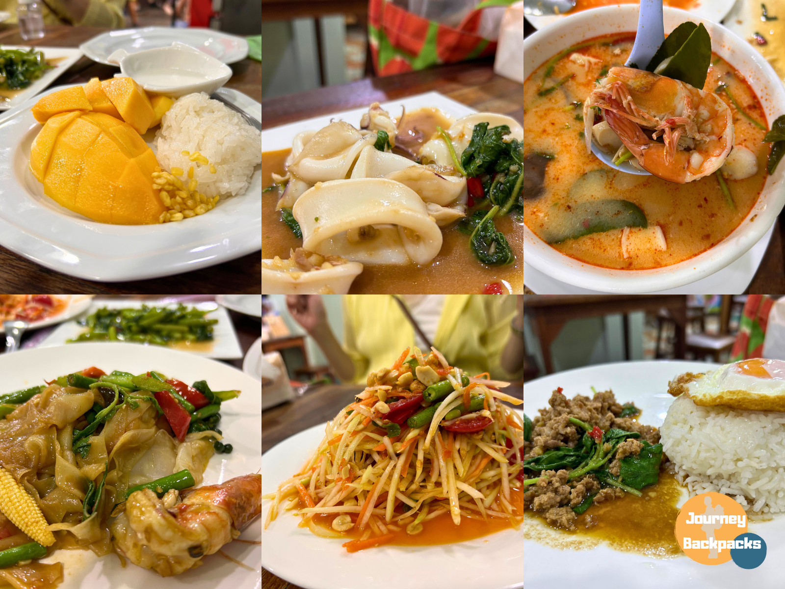 Pad Thai La cuisine｜泰國曼谷大皇宮附近必吃泰式料理！平價好吃的合菜，不到200泰銖就能吃飽