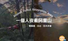 一個人去阿里山一日遊》不開車不騎車！國光客運1835號行程花費公開，熱血夜衝看星星日出