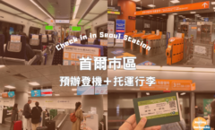 韓國罷工出境要多久？首爾站預辦登機托運行李＋Smart pass教學！出境只要11分鐘