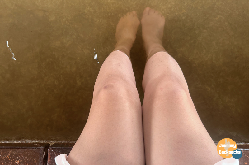 加投里溫泉泡腳